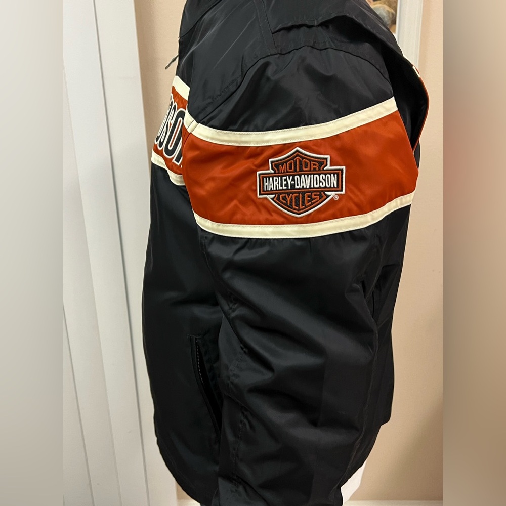 Harley Davidson Nylon Riding Jacket, Size Large, New Without Tags - Picture 3 of 6
